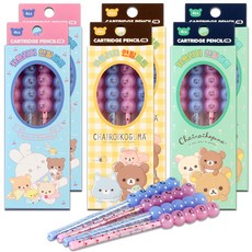 Feelbox 拉拉熊鉛筆4件組, 隨機發貨, 6套