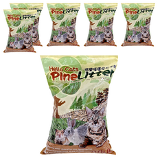 哈樂喵 Hello Cats 環保松木砂, 100%天然松木, 無粉塵, 不黏腳, 20LB, 6包