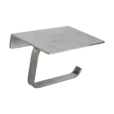 緞面置物架型衛生紙架, 啞光銀, 1個