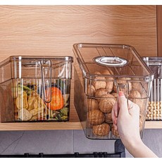 Changsin Living 昌信生活 冰箱旋鈕新鮮盒, 2個, 淺褐色