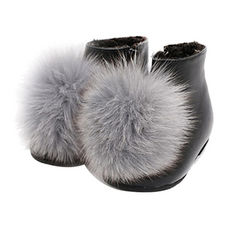 Bimbo Bimba 女童絨球裝飾內刷毛短靴 S74641