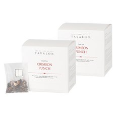 TAVALON Crimson Punch綜合水果茶包, 4g, 15包, 2盒