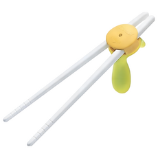 Combi 康貝 幼兒學習筷 讓手指無力的孩子也能輕鬆使用 適合剛開始接觸筷子的孩子, 綠色, 1雙