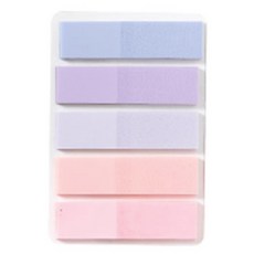 PEONIST 旗標索引貼紙 03粉彩方形, 5入, 1個