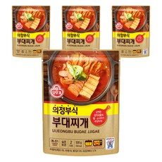 오뚜기 의정부식 부대찌개, 500g, 4개