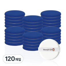 뷰티풀라이프 동경귀요미 쿠션 에어퍼프, 120개
