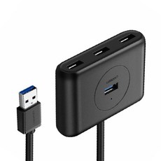 UGREEN 綠聯 4 Port USB3.0集線器 0.5m, 黑色, 1盒