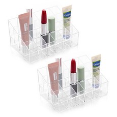 에이비엠코리아 심플 립스틱 정리함 24구, 2개