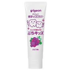 pigeon 貝親 兒童防蛀牙膏 葡萄口味 18個月以上 含氟量 500ppm, 50g, 1條