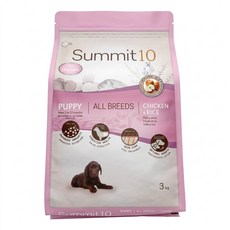 Summit10 森咪特 幼犬用乾糧, 雞肉+米, 1袋, 3kg