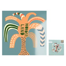 ARTJOY 數字油畫DIY組 30*30cm, 散播幸運的棕梠樹款