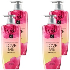 엘라스틴 퍼퓸 드 컨디셔너 러브 미 피치 앤 프리지아향, 600ml, 4개