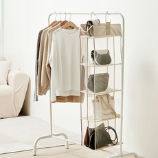 comet 8格掛式包包收納架, 1個, 米色