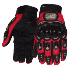 어반카 스마트폰 터치 바이크 장갑, 레드