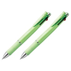 ZEBRA 斑馬牌 Clip-on Multi 1000 多功能筆 0.7mm, 粉彩綠(B4SA2-PAG), 2個