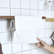 키친유 마그넷 홀더 키친타올 걸이, 1개, 화이트