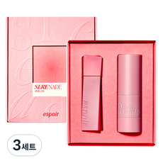 espoir 艾絲珀 Serenade Edition霧面絲絨唇釉 5.5g+腮紅液 8ml組, 唇釉 5.5g+腮紅液 8ml, 3組