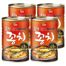 동원 김치찌개용 꽁치, 300g, 4개