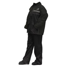 Moto cap 鈦鴻 M203 勁裝版 運動風雨衣, 黑色