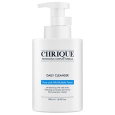 chrique 純淨溫和泡沫潔面乳, 500ml, 1個