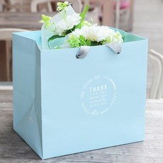 Indicy Moment 購物袋淺藍色大號 5 件, 淺藍, 10個