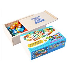 字母娃娃骨牌 104片, 混色