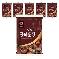 청정원 맛있는 중화 춘장, 6개, 250g