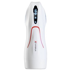 TIFFORUN 夜櫻 小宇宙 吸吮震動 智能加溫電動飛機杯, 白色, 1個