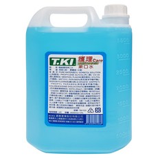 T.KI 白人 鐵齒護理含氟漱口水, 4L, 1桶