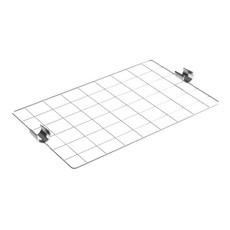 KI WISH 居家生活 側邊方格網 搭配鐵架&1英吋鐵管 (30x46cm) 鐵架配件, 1組, 銀色