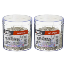 SDI 手牌 三角迴紋針 0731E, 500入, 2罐
