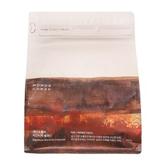 모모스커피 에스쇼콜라 시그니처 블렌드 원두, 홀빈(분쇄안함), 500g, 1개