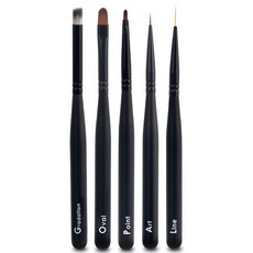 Jello Jello 指甲彩繪刷組, 1組, 混色