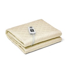 HANIL MEDICAL bedding 碳纖維發熱線 高級電熱毯 HL-S214(23), 中(100 x 180 cm), 奶油黃
