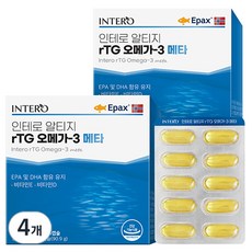 인테로 알티지 rTG 오메가 3 메타, 90정, 4개