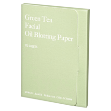 URBAN LEAVES 綠茶特級吸油面紙 64*90mm, 70張, 1包