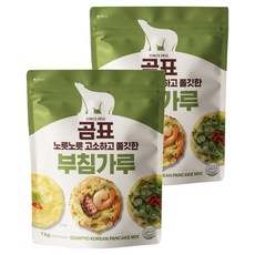 곰표 노릇노릇 고소하고 쫄깃한 부침가루, 1kg, 2개