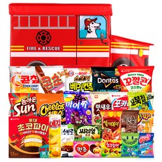 消防車造型零食禮盒, 22種零食, 1組