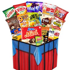 精選餅乾零食箱 17入組, 17種零食餅乾, 1組