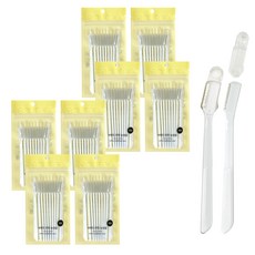 래쉬톡 安全修眉刀, 白色, 80個