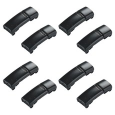 Three Sun 升級版超簡易磁吸鞋帶固定扣, 黑色, 8個