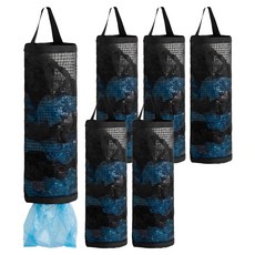 Happy Withers 可折疊網狀塑膠袋整理盒, 6個, 黑色