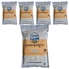 산아래 우리밀가루 금강백밀 중력분, 1kg, 5개