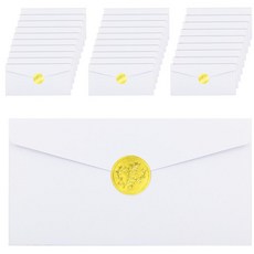 DADA 珠光感謝零用錢信封 + 燙金貼紙套組, 30套, 白色