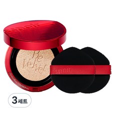 에스쁘아 프로테일러 비벨벳 커버 쿠션 파운데이션 뉴클래스 본품 13g + 퍼프 세트, 20호 바닐라, 3개