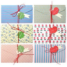 투영디자인 포인트 편지카드 키트 6종 세트, 혼합색상