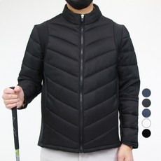 CONFIAR 男款混合材質圓領絎縫外套 TC3017