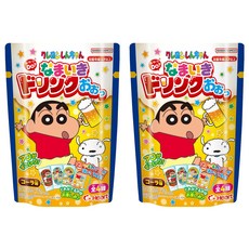 蠟筆小新氣泡飲料粉 10g+啤酒杯 商品貼紙隨機出貨, 2組, 單品