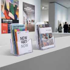 MAKEIT 壓克力傳單 POP 型錄架 A5, 2個