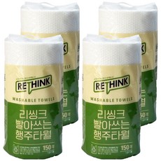 리씽크 빨아쓰는 행주타올, 150매, 4개